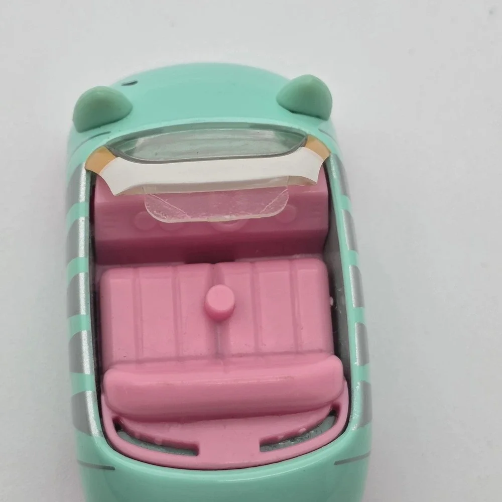 Shopkins Cutie Cars Cat Convertible Mint Green Pink‎ Die-Cast Retro Toy Vehicle